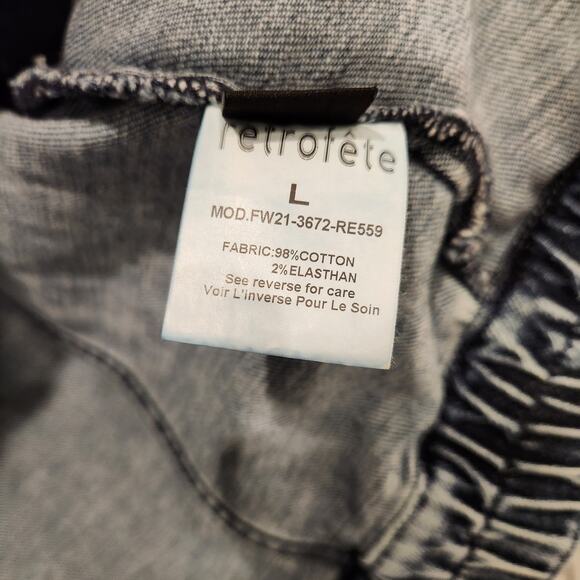 Retrofete Destiny blue denim jacket size large - Picture 9 of 10